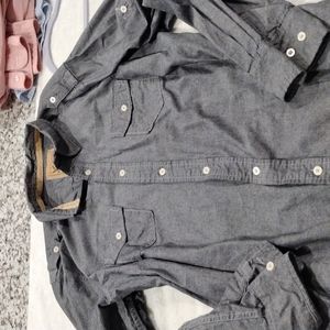 Xxl "Red Camel" brand charcoal gray Long sleeve button down shirt